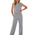 Women Two Piece Loungewear Set Sleeveless Wide Leg Pants - Image 8