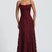 Women Floral Cowl Neck Sleeveless Maxi Dress Formal Evening Gown