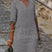 Women Geometric Print V-Neck Three-Quarter Sleeve Midi Dress - Image 3