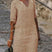 Women Geometric Print V-Neck Three-Quarter Sleeve Midi Dress - Image 5