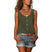 Women's Button Front Tank Top Sleeveless U-Neck Summer - Image 5