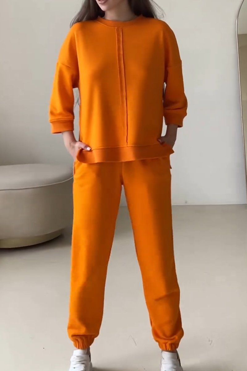Serapha - Kvinders To-delt Hjemmetøjssæt Oversized Sweater