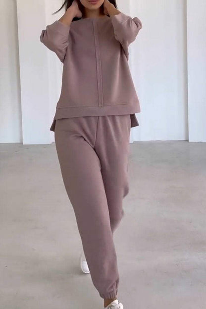 Serapha - Kvinders To-delt Hjemmetøjssæt Oversized Sweater