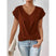 Elowette – Women’s Short Sleeve V Neck Blouse