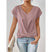 Elowette – Women’s Short Sleeve V Neck Blouse