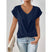 Elowette – Women’s Short Sleeve V Neck Blouse