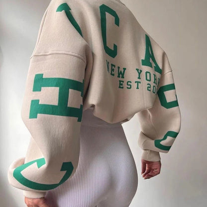 Veloria – Sudadera informal holgada para mujer