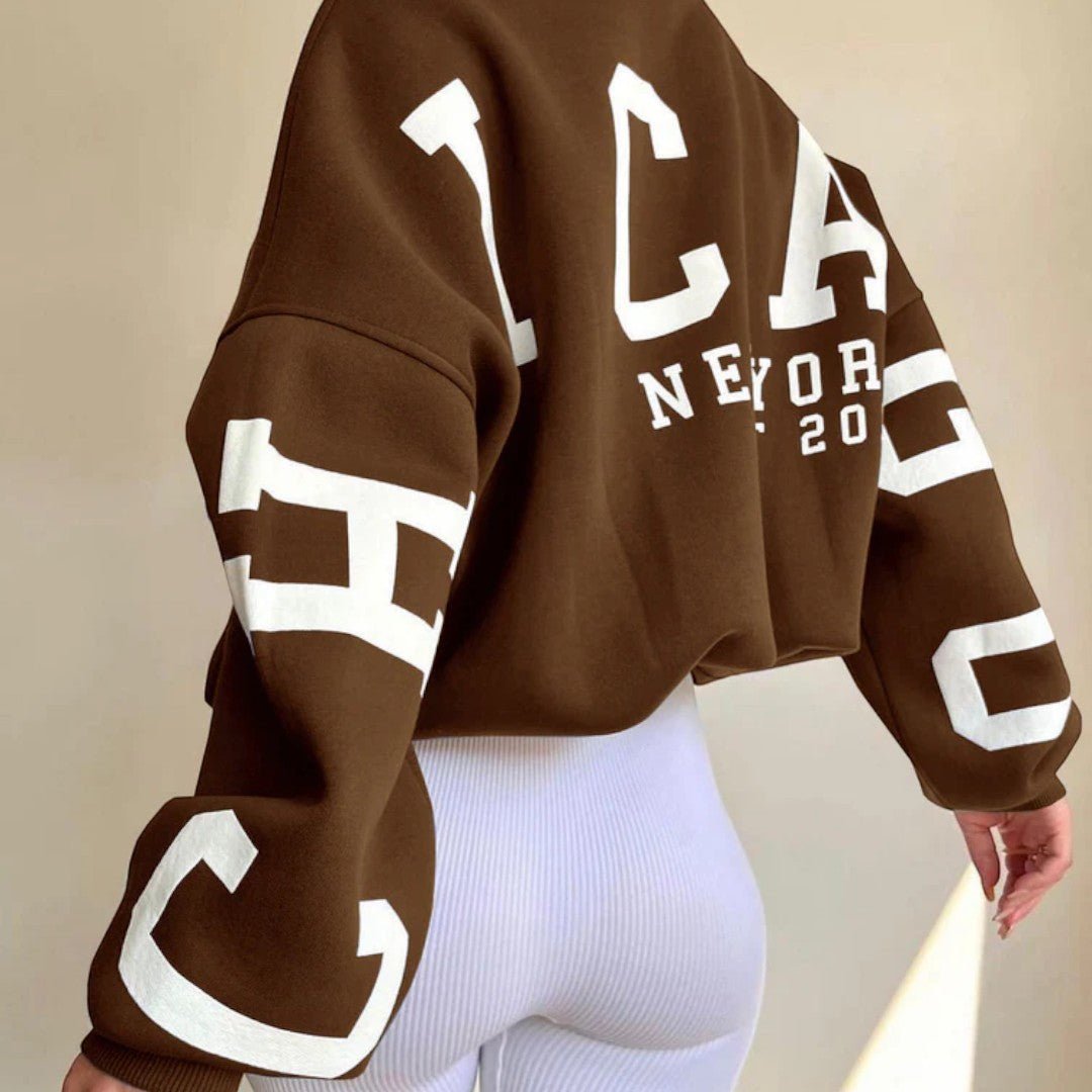 Veloria – Sudadera informal holgada para mujer