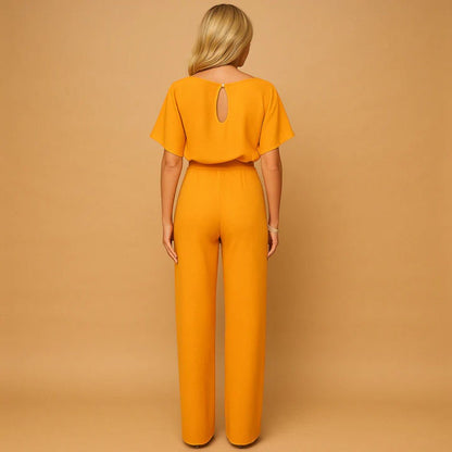 Ismeria – Combinaison pour femme à ceinture nouée