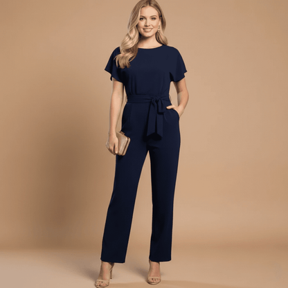 Ismeria – Combinaison pour femme à ceinture nouée