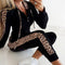 Zarevia – Women’s Leopard Print Tracksuit Set