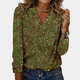Shiena – Women’s V Neck Top With Decorative Detail