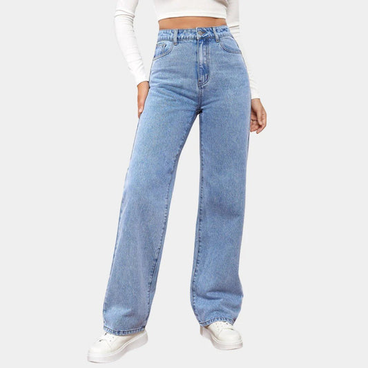 Marceline – Women’s High Waisted Straight Leg Jeans