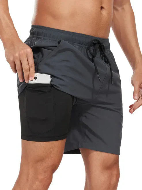 Dolcero – Short de bain sportif à séchage rapide pour homme