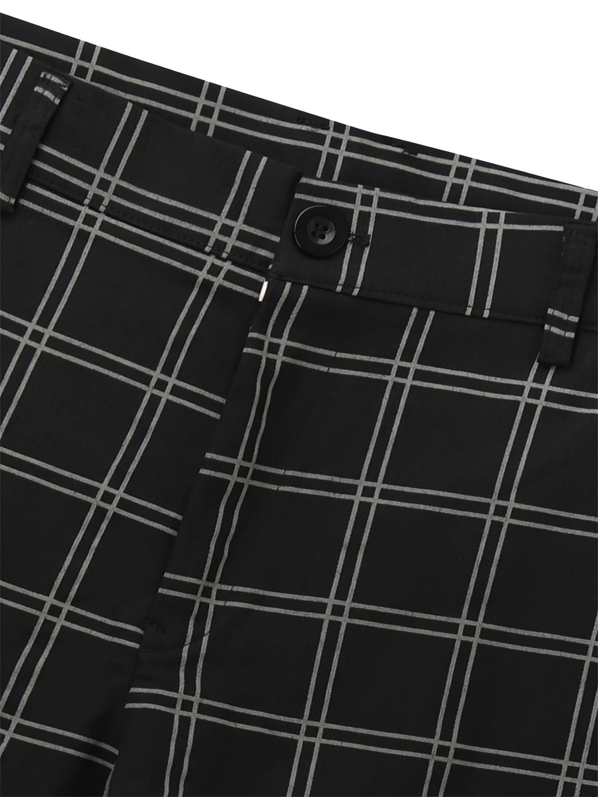 Men's Slim Fit Plaid Dress Pants - Image 5