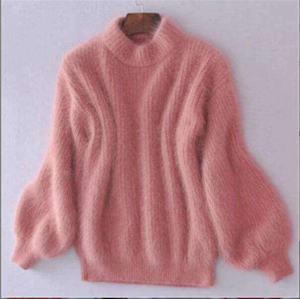 Sofia - Women's Modern Relaxed-Knit Wool Sweater