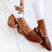Lindora – Sandalias de cuero trenzado para mujer
