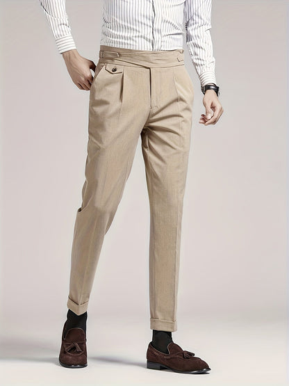 Mens Pleated Dress Pants - Image 14