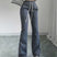 Womens High Waisted Flared Trousers - Image 7