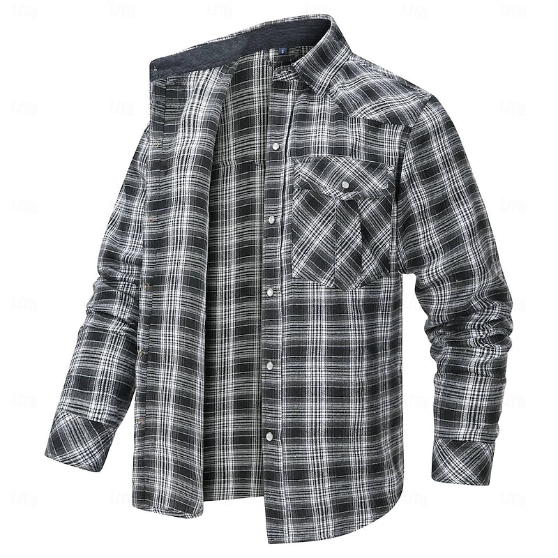 Bellamy | Rugged Checked Overshirt - Image 6
