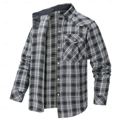 Bellamy | Rugged Checked Overshirt - Image 6