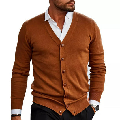 Candero - Cardigan Homme Tricoté Premium Respirant Élégant Ajusté