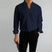 Men's Long Sleeve Mandarin Collar Casual Shirt - Image 4