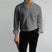 Men's Long Sleeve Mandarin Collar Casual Shirt - Image 6