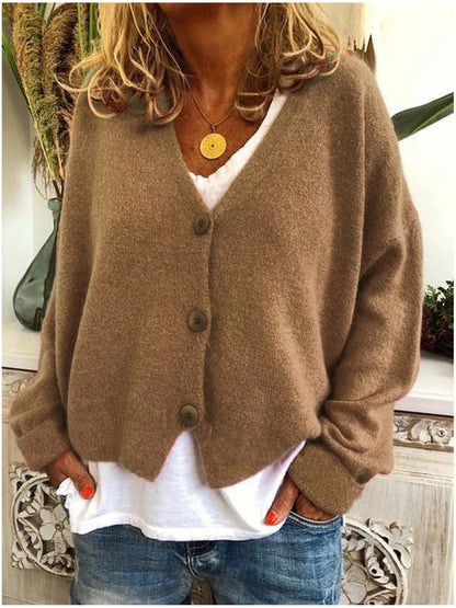 Elisa – Cardigan tricoté classique pour femme