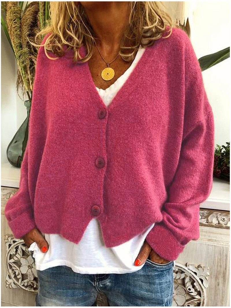 Elisa – Cardigan tricoté classique pour femme