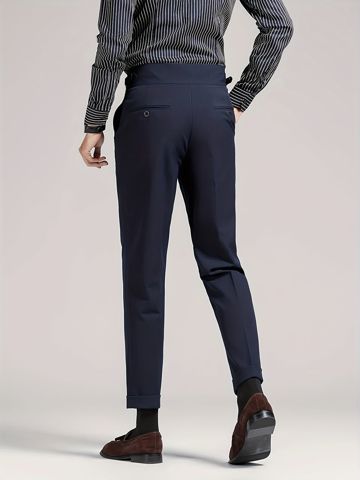 Men's Pleated Dress Pants - Image 11