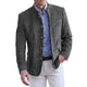 Cassian - Mens Casual Blazer With Stand Collar