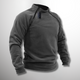 Jorven – Pull en polaire pour homme avec poches zippées sécurisées
