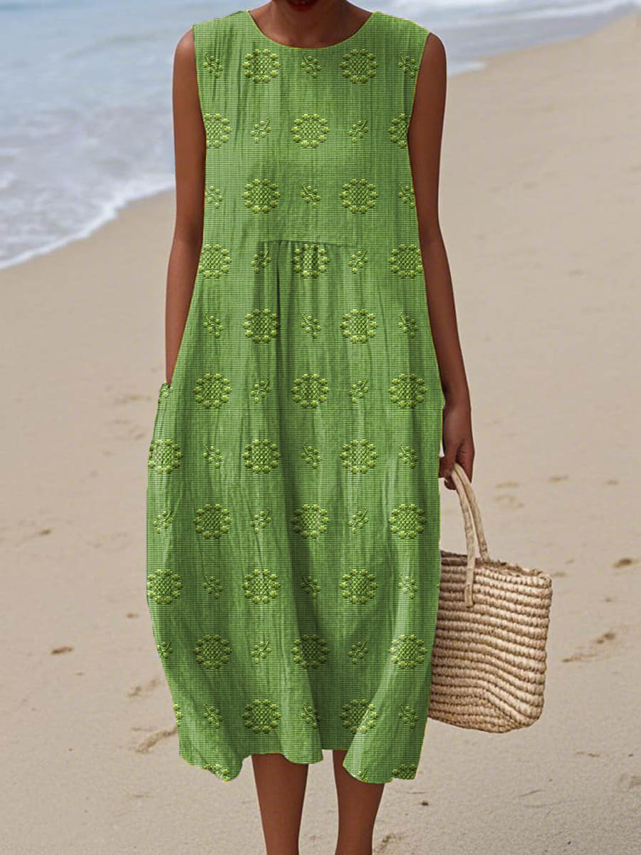 Flowenn - Vestito Artistico da Spiaggia