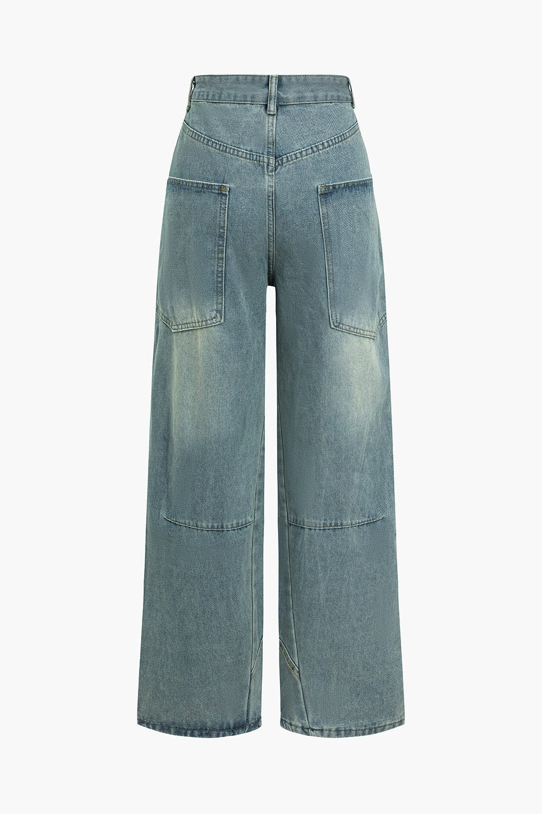 Zarel - Jeans de mezclilla de pierna ancha para mujer