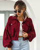 Virelda – Women Cropped Jacket With Corduroy Look