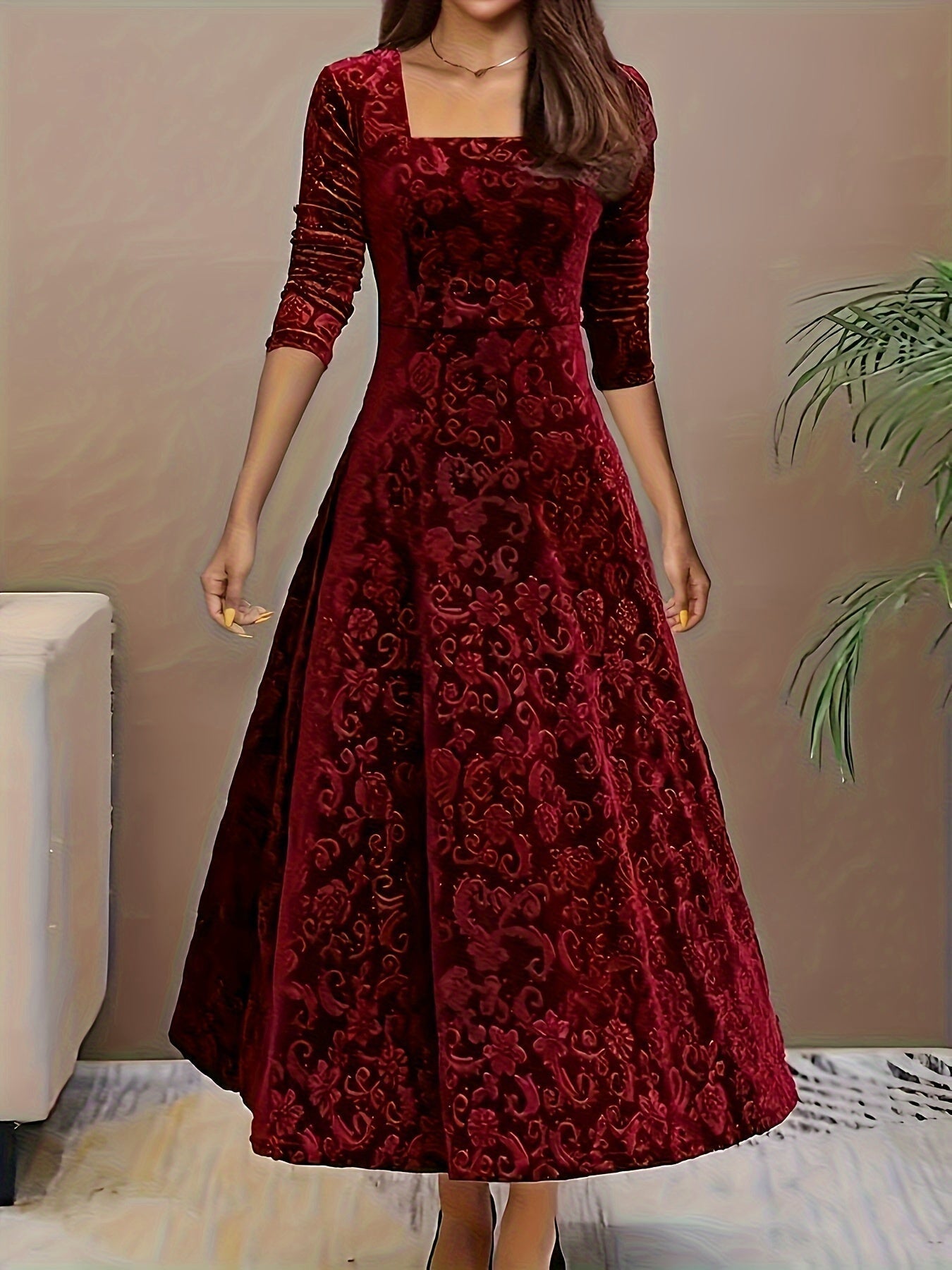 Bethara – Women’s Floral Midi Dress