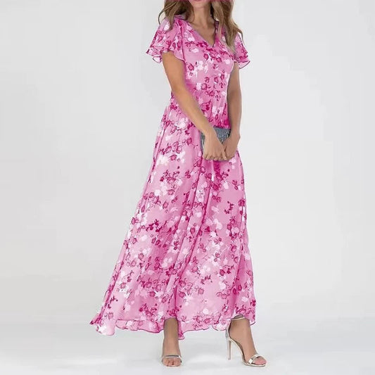 Avenira – Floral Maxi Dress For Summer Evenings
