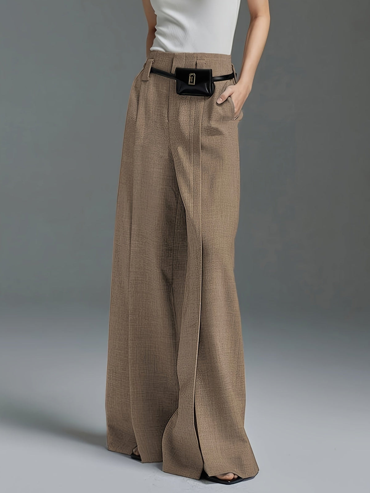 Women's Wide Leg Trousers - Image 10