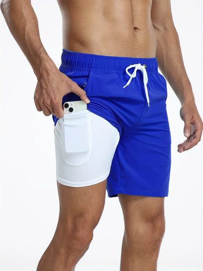 Dolcero – Short de bain sportif à séchage rapide pour homme