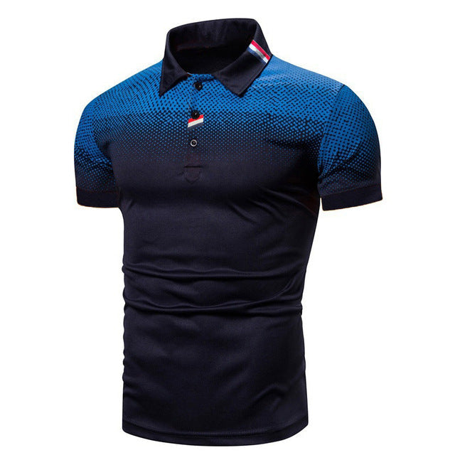 Felvian - Ribbed Collar Polo Shirt