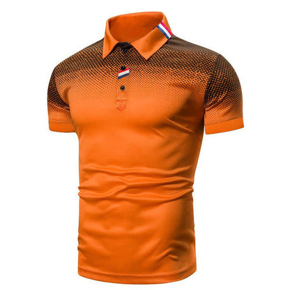 Felvian - Ribbed Collar Polo Shirt