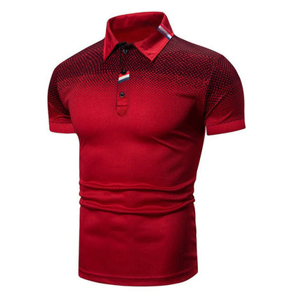 Felvian - Ribbed Collar Polo Shirt