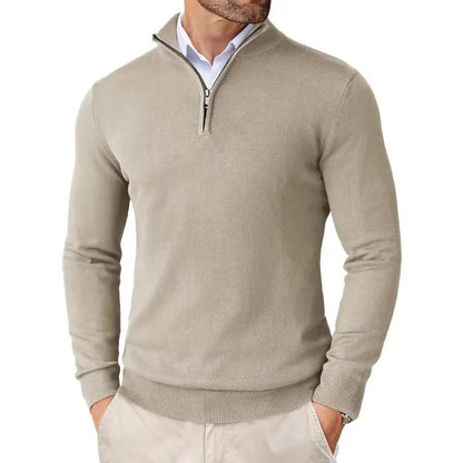 Eryx – Pull en maille à demi-fermeture éclair