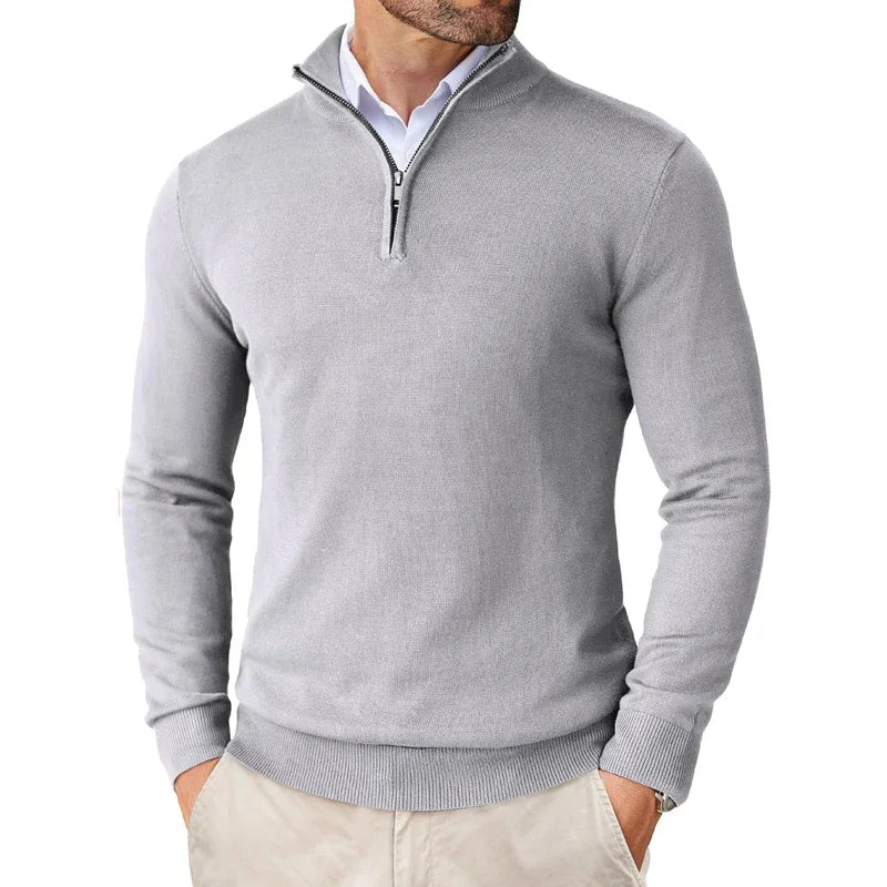 Eryx – Pull en maille à demi-fermeture éclair