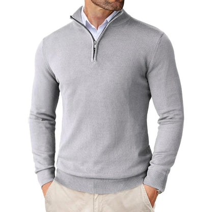 Eryx – Pull en maille à demi-fermeture éclair