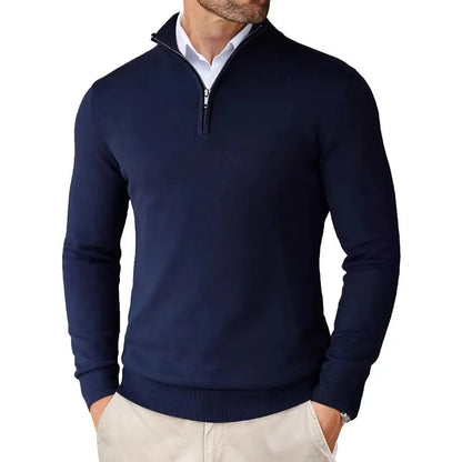 Eryx – Pull en maille à demi-fermeture éclair