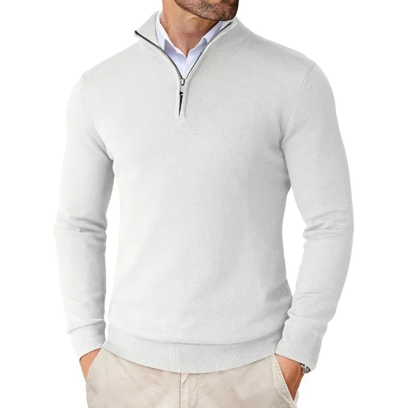 Eryx – Pull en maille à demi-fermeture éclair