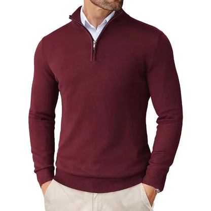 Eryx – Pull en maille à demi-fermeture éclair