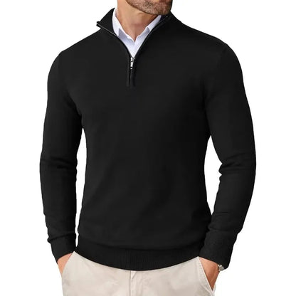 Eryx – Pull en maille à demi-fermeture éclair